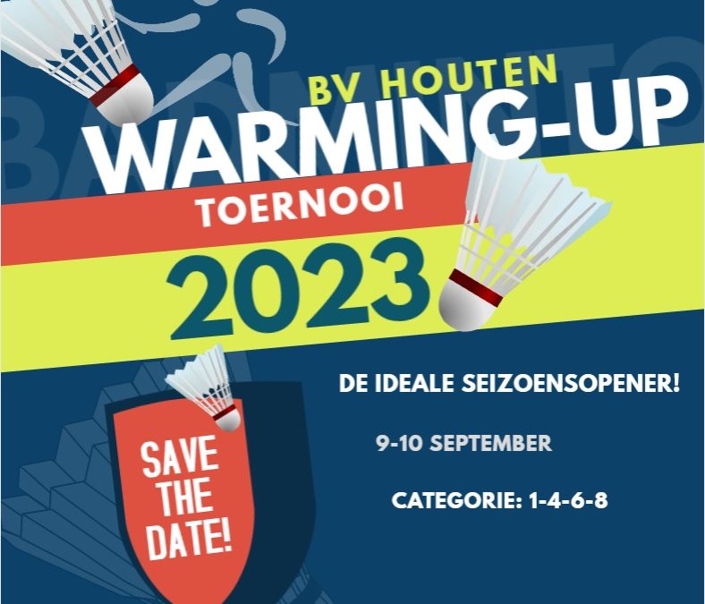 Inschrijving Warming-Up Toernooi 2023 open